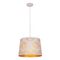 PENDANT ES 60W Wh w/Gold Interior Iron SLANTED w/Starburst Pattern OD350 x H250 mm