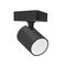 SPOT GU10 1 LIGHT/ADJ SQ BASE BLK IP20