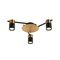 SPOT GU10 X 6 Interior Ceiling Brass & Matt Blk OD720mm H120mm Adj