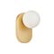 Wall Int S/M G9 Round Opal Diffuser w/ Oblong Black Base