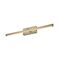 WALL Int S/M 8W LINEAR Ant Brass Tri Dim FR Diff L365 mm 762Lm