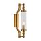 Wall Int S/M SES TUBULAR CLR Glass w/ Black Base