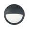 BULKHEAD 12W RND Blk 4K IP66 OD300mm Eyelid 500 Lm