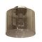 DIY Batten Fitting Smoke Glass OBLONG OD180mm w/Chrome