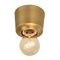 DIY Batten Fix Cover Polished Brass OD90mm