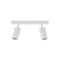 PILLAR ADJ 4 Light GU10 Wh IP44 SQ B/Plate