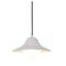PENDANT ES Matt Blk SUN HAT IP44 OD340mm  Frosted Diff