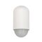 WALL S/M ES OVAL Matt Wh IP44 Opal Diff