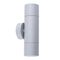 PILLAR FIXED 12V MR16 Matt Grey IP65 RND B/Plate
