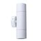 PILLAR D/ADJ 12V MR16 Wh IP65 RND B/Plate