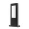 BOLLARD 12.5W RECT Matt Blk 3K IP54 H500mm 2 Diff 645 Lm