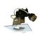 D/L FITTING FIXED GU10 SQ WH 70mm w/Lampholder