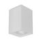 D/L FIXED S/M Gimbal GU10 SQ Matt Blk IP20 L125 x W97mm