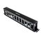 CERTECH 1RU Plastic Cable Management Bar w/ Cover. 87mm Deep