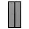 CERTECH Perforated Steel Barn Doors for 27RU 600mm Wide Premier Series Racks, w/ Small Round Lock