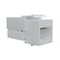 Cat6 RJ-45 UTP Keystone Jack. White, 90 degrees