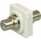 RCA-RCA Connector for Australian Style Wall Plates, White