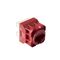 Cat6 RJ-45 UTP Wall Plate Jack. Red