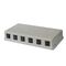 Six Port Unequipped Surface Mount Box