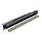 CERTECH 24 Port 19" Cat6A Shielded Patch Panel, Complete with 24 x Cat6A Shuttered Keystone Jacks