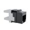 Cat6 RJ-45 UTP Keystone Jack. Black, 180 degrees, 24pc Pack
