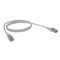 CERTECH Cat6A 26AWG S/FTP 10G RJ45 Patch Lead, Grey LSZH Jacket, 10m