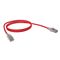 CERTECH Cat6A 26AWG S/FTP 10G RJ45 Patch Lead, Red LSZH Jacket, 0.5m