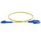 LC-SC OS2 (G657A1) Duplex Fibre Lead, Yellow LSZH Jacket - 50m