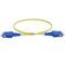 SC-SC OS2 (G657A1) Duplex Fibre Lead, Yellow LSZH Jacket - 10m