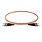 ST-ST OM1 Duplex Fibre Lead, Orange LSZH Jacket - 2m