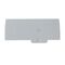 Allen-Bradley 1492-P End Plate Grey for Push-in Terminal 1492P10T and 16T