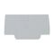 Allen-Bradley 1492-P End Plate Grey for Push-in Terminal 1492P3Q
