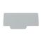 Allen-Bradley 1492-P End Plate Grey for Push-in Terminal 1492P3T