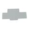 Allen-Bradley 1492-P End Plate Grey for Push-in Terminal 1492PD3