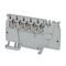 Allen-Bradley 1492-P Push-in Power Distribution Terminal 2.5mm 5 Red Conductor Entries End Grey