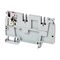Allen-Bradley 1492-P Push-in Power Distribution Terminal 4mm 1 GND 1 Red Conductor Entries End Grey