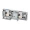Allen-Bradley 1492-P Push-in Power Distribution Terminal 10mm 1 Red 1 Blue Distribution Feed In Grey