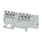 Allen-Bradley 1492-P Push-in Power Distribution Terminal 1.5mm 3 BL 3 RD CON Entries DIST End Grey