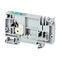 Allen-Bradley 1492-P Push-in Power Distribution Earth Terminal 10mm 1 RD CON Entries Feed In GRY