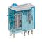 Finder 46 Series Miniature Relay 8A 2 CO 110 VDC Coil with PB plus LED plus Mech. Indicator