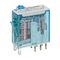 Finder 46 Series Miniature Relay 8A 2 CO 48V DC Coil with PB plus LED plus Mech. Indicator