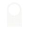 Sprecher and Schuh D7 Legend Plate 30 x 50 mm BLANK White Plastic