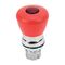 Allen-Bradley 800F Pushbutton 22.5mm Head Only Metal Push Pull Mushroom Head 40mm Red Illuminated