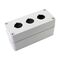 Allen-Bradley 800H Enclosure ThermoPlas Poly 3 Holes 3 4In Conduit Entry Grey for 30.5mm Pushbutton