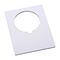 Allen-Bradley 800H Legend Plate 47 X 62mm, Jumbo, Blank, Grey