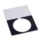 Allen-Bradley 800T Legend Plate 46 x 62mm Jumbo Grey BLANK for 30.5mm Pushbutton