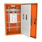 NHP Concept Plus Panelboard 1512mm IP42 DIN-T 72 Way 250A with Extra Row No Main Switch Orange