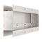NHP Concept Premier Panelboard Accessory Plinth Single 75mm Stainless Steel