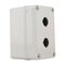 Sprecher and Schuh D7 Enclosure Deep Profile Plastic 22.5mm 2 Hole Grey