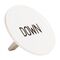 Sprecher and Schuh D7 Colour Cap for Flush Non Illuminated Pushbutton 22.5mm White Down
